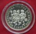 10 Lewa Silber 1979 Jahr des Kindes, Bulgarien, VS: Drei Kinder in Nationaltracht IYC UNICEF Proof in capsule