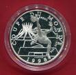 Frankreich 10 Francs Silbermünze Fußball-Weltmeisterschaft 1998 - Brasilien / Brazil proof in capsule with certificate, orig. packaging