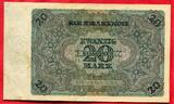Deutschland Inflation 20 Billionen Mark Reichsbanknote 5.12.1924 KN 7 Stellig Ser C Sehr Selten USA Used EF