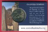Malta 2 Euro Gedenkmünze 2016 Tempel von Ggantija - Kulturelles Erbe BU in Coincard