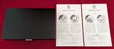 China 2 x 50 Yuan Silbermünzen - 5 OZ Proof Silver Coins 1990 & 1991 Olympische Spiele Eisschnelllaufen und Sprinten Proof with wooden box & German coa