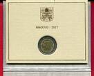 Vatikan 2 Euro Gedenkmünze 2017 1950 Jahre Martyrium der hll. Petrus und Paulus BU with folder