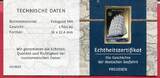 Tschad 3000 Francs CFA Gold Preußen - Deutsche Seefahrt (m. Farbauflage) 1/500oz BU with certificate