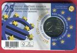 Belgien 2 Euro Gedenkmünze 2019 25 Jahre Europäisches Währungsinstitut BU in Coin-Card