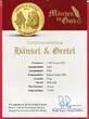 Togo 1500 Francs CFA Gold 2014 Märchen in Gold - Hänsel und Gretel proof in capsule with certificate