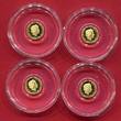 Salomon-Inseln 4 x 10 Dollars Gold 2017 Smart Collection - Britannia 1987 - 2017 proof in capsules, coa & orig. packaging