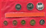 Bundesrepublik Deutschland 8,68 DM, Kursmünzensatz 1971 D Mit Silberadler und 2 DM Max Planck German PL sealed