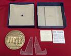 Frankreich Bronzemedaille mit Aufsteller 2015 Deutsche Wiedervereinigung - Brandenburger Tor BU with box