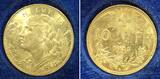 Schweiz, Switzerland 10 Franken Goldmünze 1915 Vreneli Typ Gold USA AU