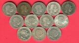 Kaiserreich Österreich Lot von 12 Silbermünzen diverse Jahre Lot 12 x 1 Krone/Corona Österreich Lot, siehe Bild