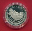 USA 1 Dollar Silbermünze 1991 50 Jahre Mount Rushmore proof in capsule with certificate, orig. packaging