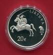 Litauen 20 Euro Silbermünze 2015 250. Geburtstag von Mykolas Kleopas Oginskis proof in capsule with certificate, orig. packaging
