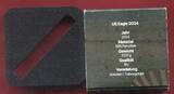 USA Deutschland Silver Eagle 1 Unze Feinsilber 2024 Die Geburt der Venus Produkt der Fa. Ket*ner Color Application with holder slipcase