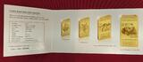 Gabun 7 x 3000 Francs CFA, je 1 g Goldbarren Investment Coin Bar Collection - Tribute Edition 2018 BU with box & coa