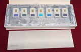 Gabun 7 x 3000 Francs CFA, je 1 g Goldbarren Investment Coin Bar Collection - Tribute Edition 2018 BU with box & coa