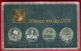 DDR 4 x 5 Mark Themensatz incl. Medaille 1987 750 Jahre Berlin BU, plastic box slightly used