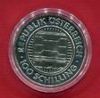 Österreich 100 Schilling Silbermünze 2000 Millenium prooflike in capsule, certificate & box