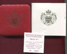 Monaco 2 Euro Gedenkmünze - rar - PP 2015 800 Jahre Bau des Schlosses Gründung der Burg 1215 Fondation de la Forteresse Proof box coa & carton