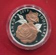 Kanada 3 Dollar Silber 2019 Queen Elizabeth Rose Blossoms (m. Farbapplikation) proof in capsule, certificate & box