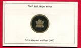 Kanada 20 Dollars Silber 2007 Die Brigantine (1 oz, Hologramm) proof in capsule with certificate