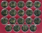 19 x 2 Euro Gedenkmünzen 2015 30 Jahre Europa Flagge - Komplettsatz unc with capsules