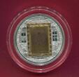 Cook-Inseln 20 Dollars Silber mit Goldinlay 2010 Masterpieces of Art - Leonardo da Vinci (3 oz Silber, 1/4 oz Gold) proof in capsule with certificate, orig. packaging