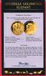 Kongo 100 Francs CFA Gold 2021 Giants of the Earth - Elephant (1/50 oz) BU & coa