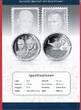 USA 1 Dollar Silber 2013 Generäle Marshall & Eisenhower proof in capsule with certificate