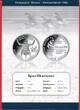 USA 1 Dollar Silber 1996 Paralympics Atlanta - Rollstuhlfahrer proof in capsule with certificate