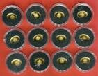 Gambia 12 x 200 Dalasis je 1/50 Unze Minigoldmünze 2017 Lunar Kalendar - Chinesisches Horoskop - Tierkreis Proof mit Kapseln, Zertifikaten & Folder