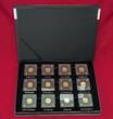 Tschad 12 x 3000 Francs CFA je 1/500 oz Gold 2019 30 Jahre Mauerfall - Brandenburger Tor Prooflike in Hartplastik mit Box & Zertifikaten