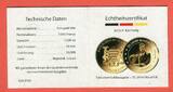 Tschad 12 x 3000 Francs CFA je 1/500 oz Gold 2019 30 Jahre Mauerfall - Brandenburger Tor Prooflike in Hartplastik mit Box & Zertifikaten