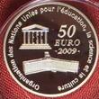 Frankreich France 50 Euro Silber 5 Ounces Unzen Fine Fein 2009 Unesco Kreml Moskau Cremlin Moscou Moscow Proof Box coa Slipcase