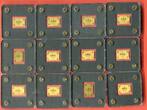 Deutschland 12 x Goldmedaillen bzw. Goldbarre je 1/500 oz Gold 30 Jahre Mauerfall - Brandenburger Tor - Deutsche Einheit Prooflike with folder & German coa