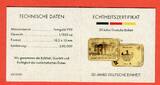 Tschad 12 x 3000 Francs CFA je 1/500 oz Gold Deutsche Wahrzeichen & Ereignisse in Gold Prooflike with folder & coa
