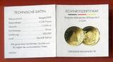 Tschad 12 x 3000 Francs CFA je 1/500 oz Gold ohne Jahr Deutsche Wahrzeichen & Ereignisse in Gold II Prooflike in HartProoflikeastik mit Box & Zertifik