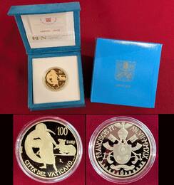 Vatikan 100 Euro Goldmünze 2019 Apostolische Konstitution - Lumen Gentium Proof with original packag