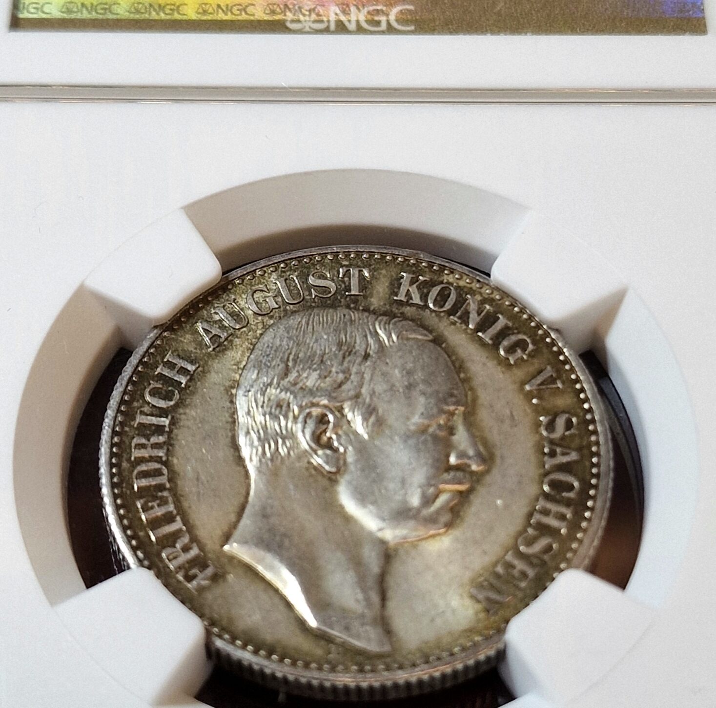 Germany Deutschland Sachsen Saxony Kaiserreich 2 Mark 1914 E
