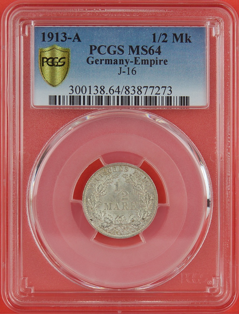 1913年 ドイツ　2マルク PCGS MS65 ドイツ プロイセン 1913A 2マルク 銀貨 NGC MS66 ナポレオン撃退