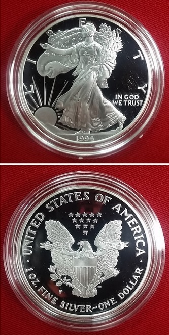 Usa Dollar Silver Eagle Unze Silber Proof Ma Shops