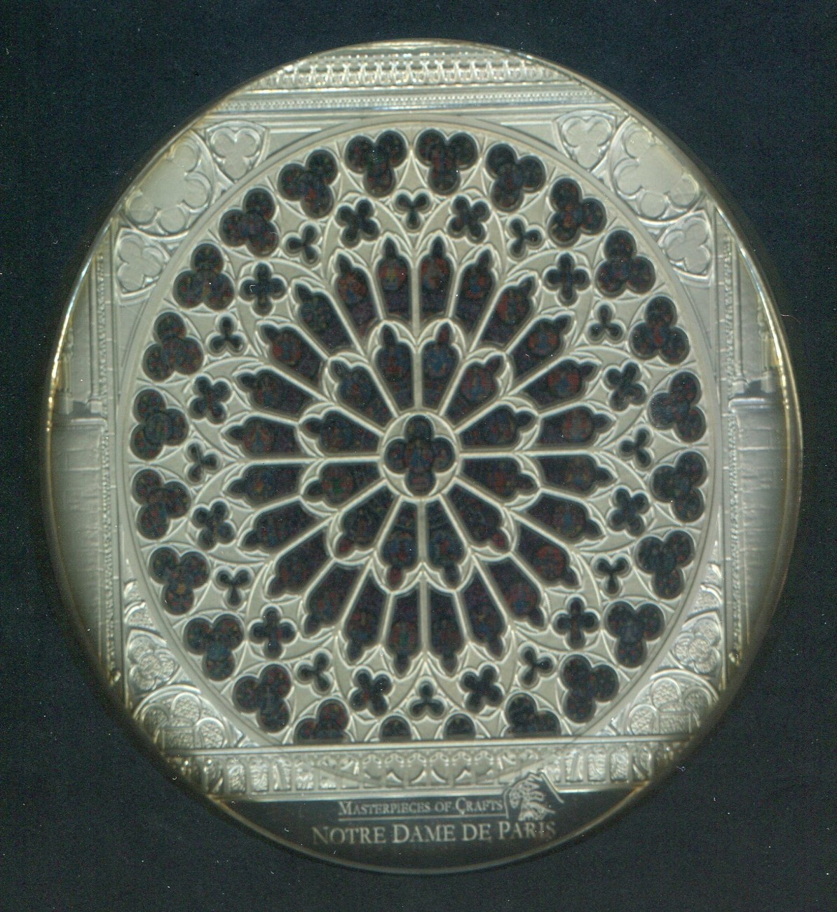 Cook Islands 40 Dollars Silber 2015 Notre-Dame Cathedral Paris