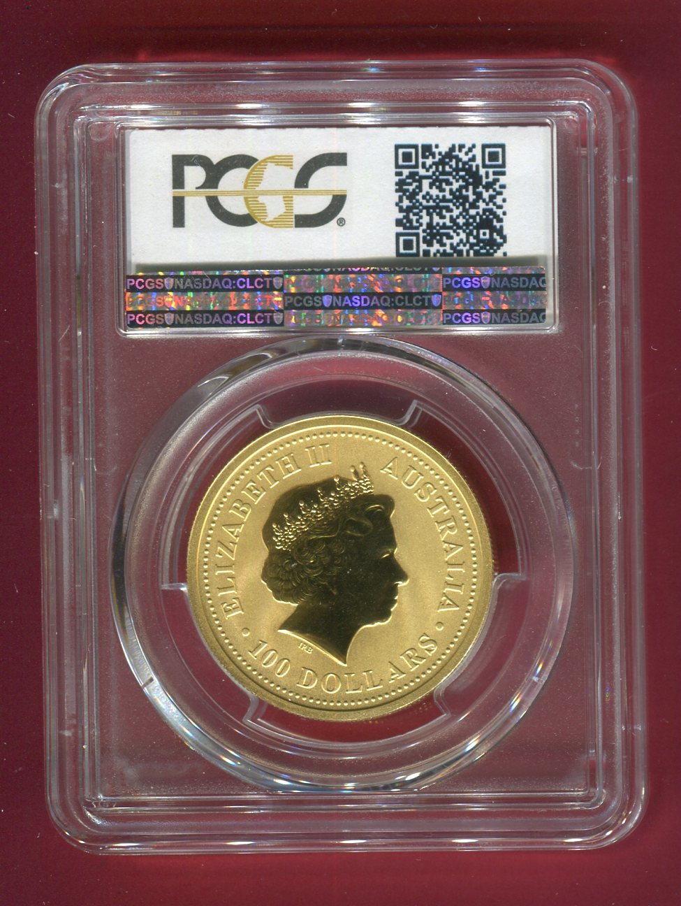 Australia 100 Dollar Gold coin 2004 Year of the Monkey - Lunar I
