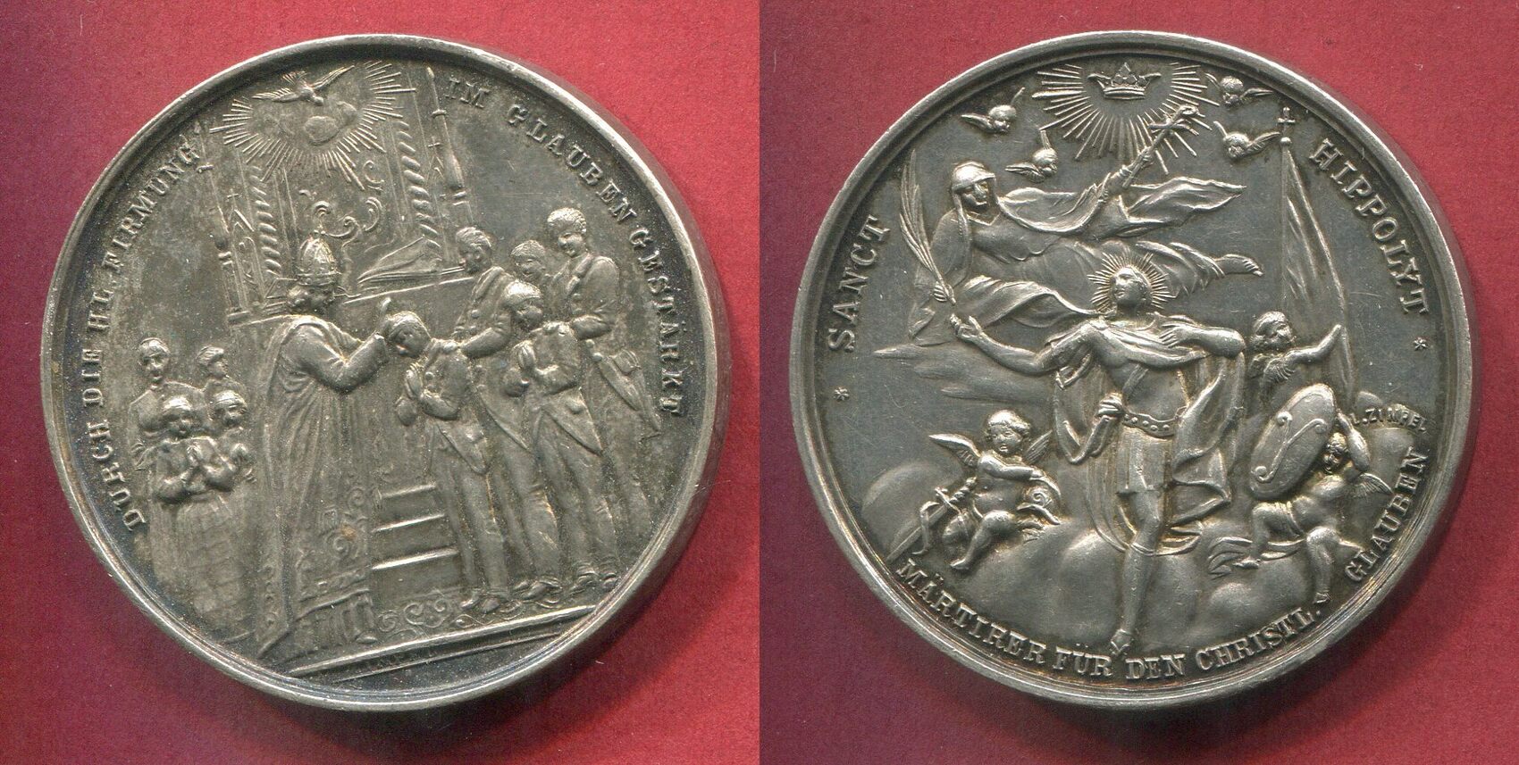 Austria Österreich Silbermedaille Silver Medal o. J. St. Pölten ...