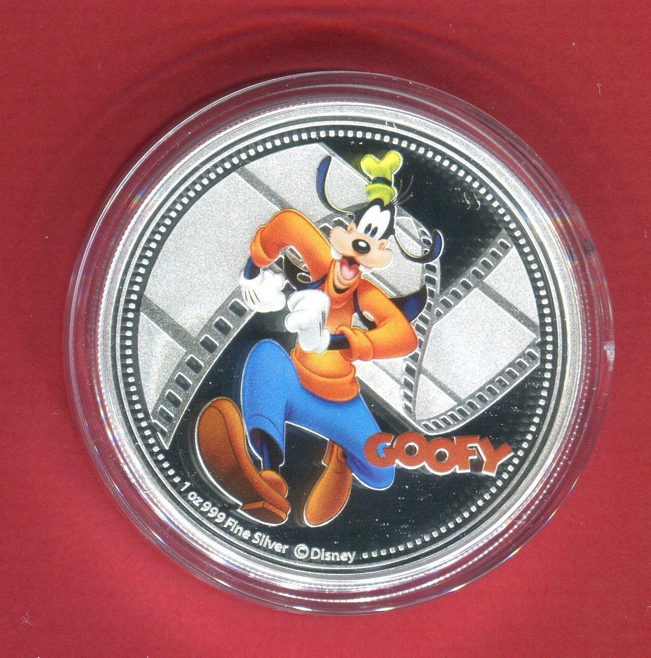 Niue Islands 2 Dollar Silbermünze 2014 Goofy - Disney - 1 OZ Silver ...