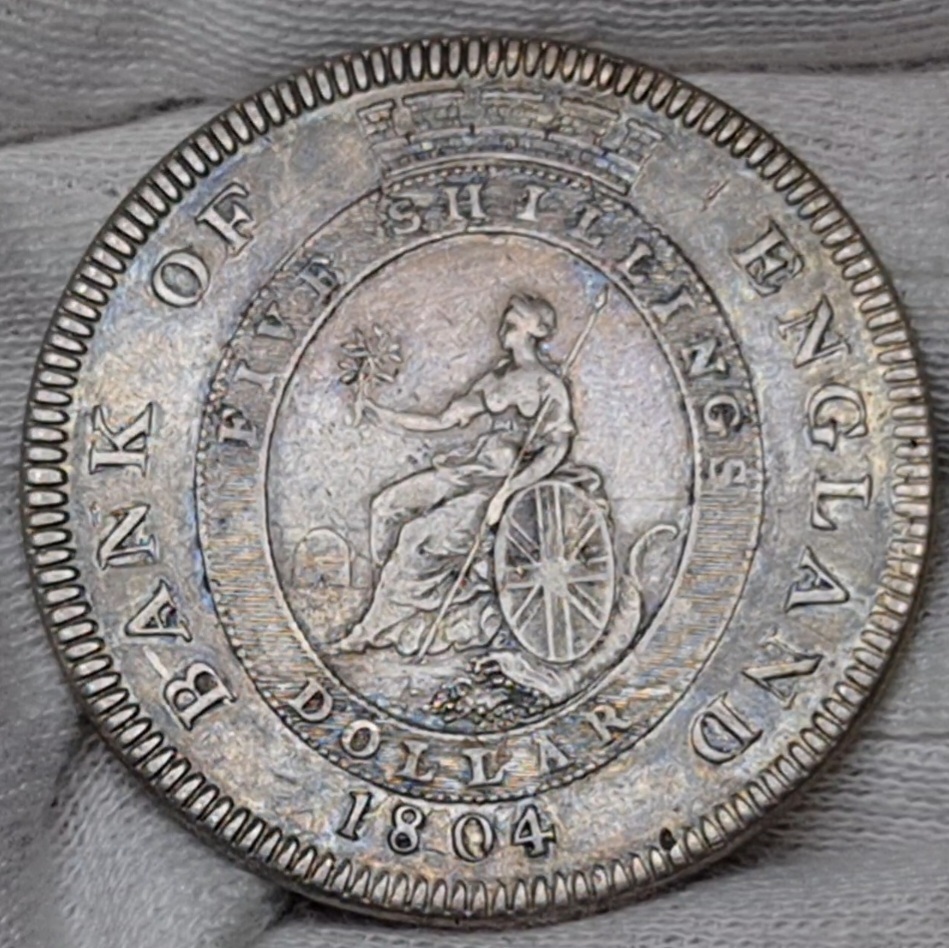 England Großbritannien United Kingdom 1 Dollar 5 Shillings 1804 