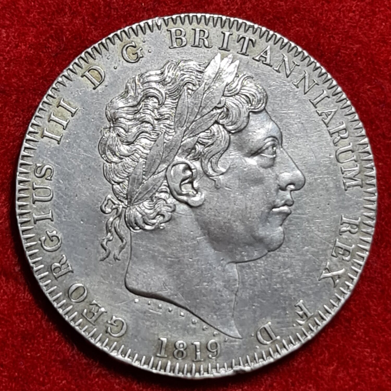 England Großbritannien United Kingdom Crown 1819 LX George III