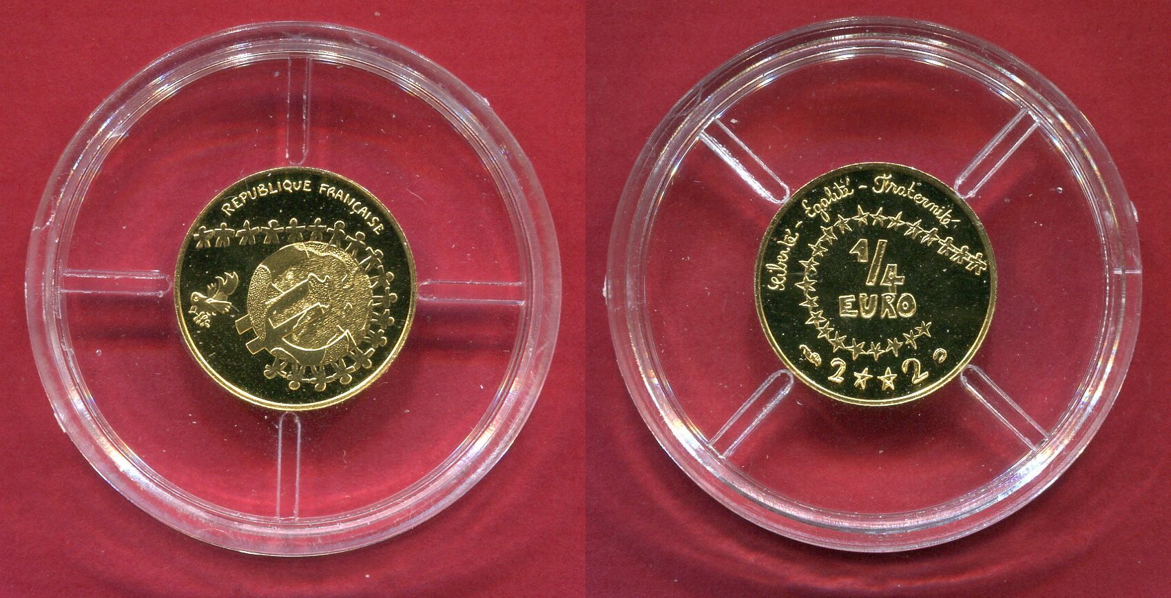 frankreich-1-4-euro-minigoldm-nze-2002-euro-einf-hrung-proof-in-capsule
