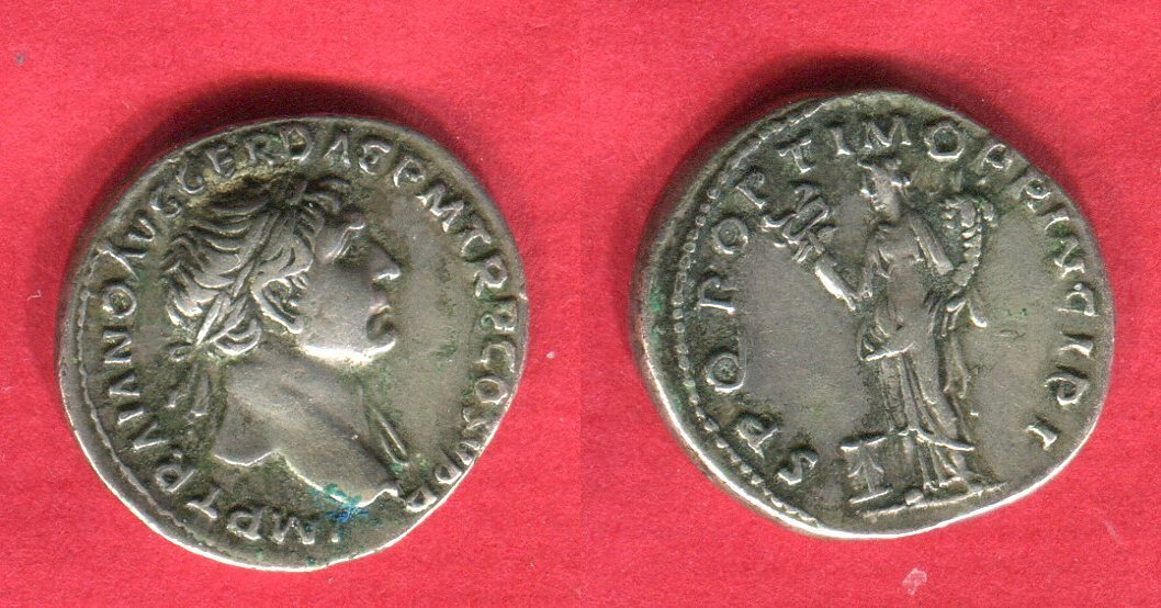 Römisches Reich Denar Denarius 98 Bis 117 Traian, Denar Nearly Very 