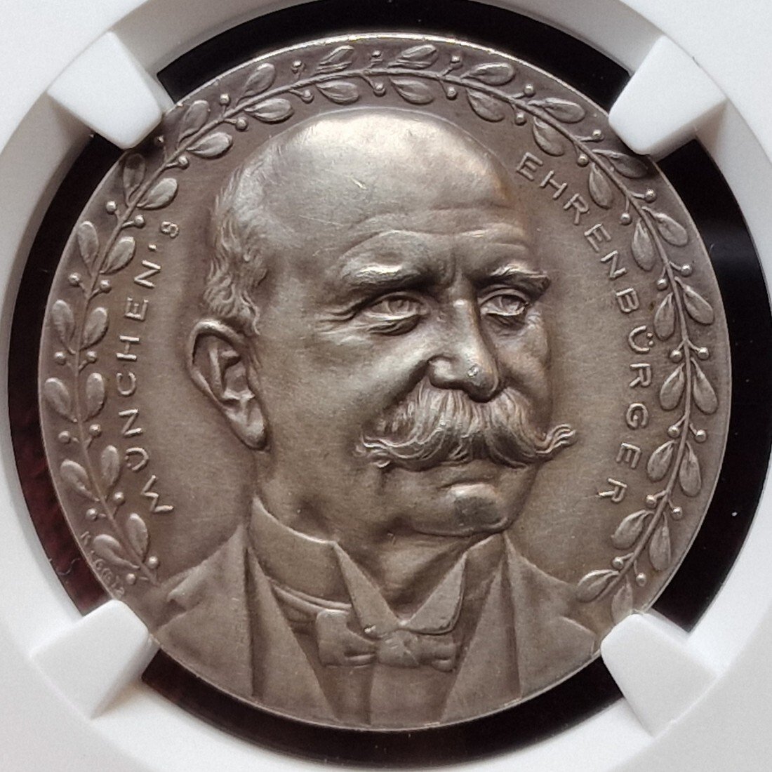 Karl Goetz Deutschland Germany SILVER Silbermedaille 1909-DATED ...