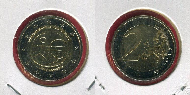 2 Euro Münze Bundesrepublik Deutschland 1999 Bis 2009 Wert www.ma-shops.com